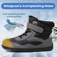 thumbnail image 3 of Fadezar Kids Snow Boots Boys Girls Lightweight Winter Boots Warm Barefoot Shoes for Toddler Kid, 3 of 6