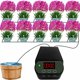 thumbnail image 4 of Dispositivo de riego automático inteligente Kit de riego de jardín con control inalámbrico de energía solar | Sistema programable temporizado | Sensor de lluvia | Manguera de 15 m | 15 goteros | USB, 4 of 8