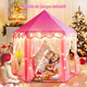thumbnail image 3 of Castillo Carpa De Princesa Decoracion Habitación para Niña, Rosa, 3 of 5