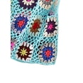 thumbnail image 4 of Txlixc Blusa de verano sin mangas para mujeres chaleco de punto hueco bordado a mano de ganchillo de colores Txlixc  moda, 4 of 5