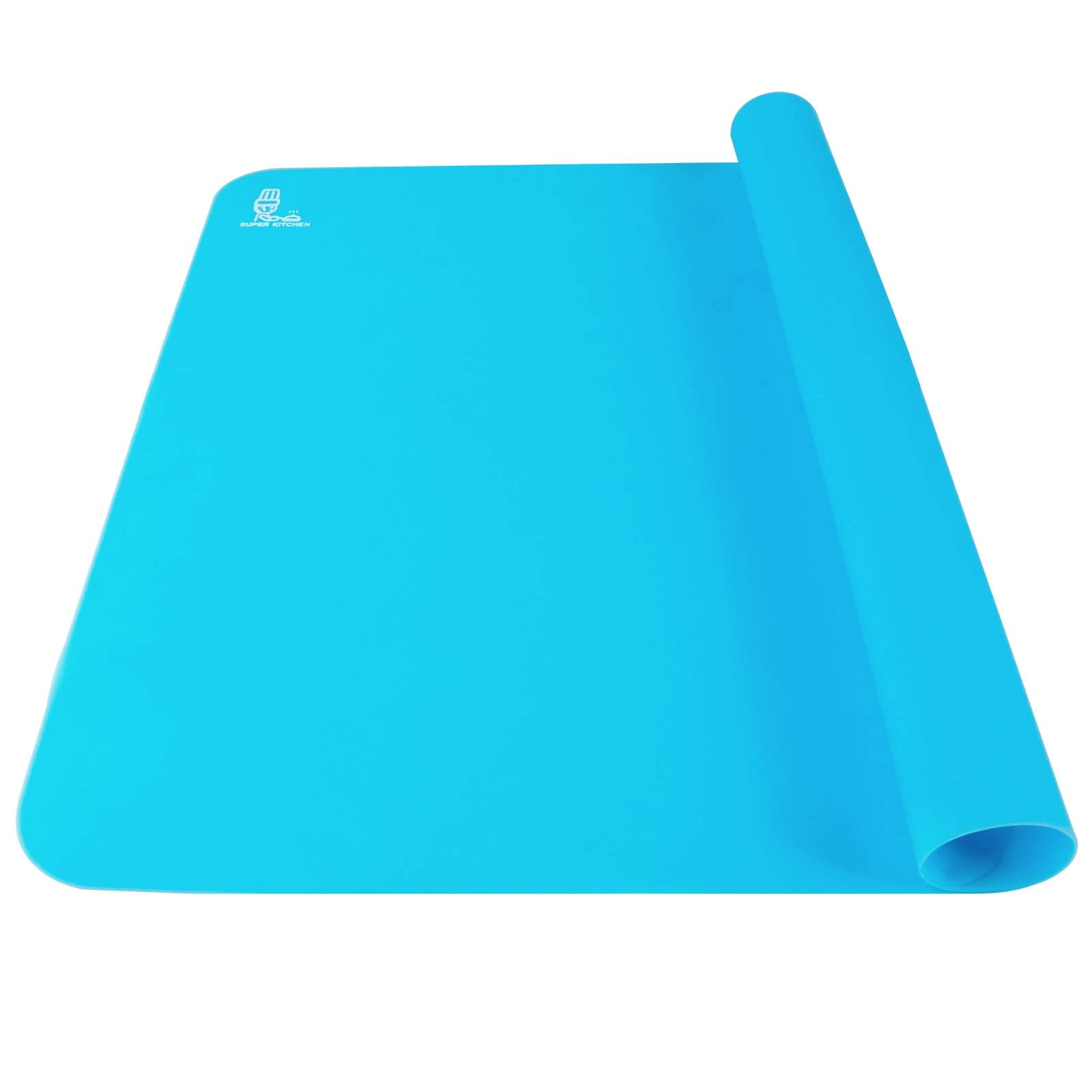 Extra Large Silicone Mat for Countertop, Multipurpose Nonstick Heat Resistant Mat 23.6 inch x 15.7 inch for Baking, Rolling Dough, Fondant, Resin