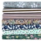 thumbnail image 5 of Advancent 7 Pieces Cotton Fabric Flower Print Cloth Handmade Needlework Accessories Plain SewingQuilting DIY Kits Set Weave Type1 NO1, 5 of 6