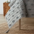 thumbnail image 6 of Mudd Eyelash 2 Piece Twin Microfiber Quilt Set, Grey, 6 of 6