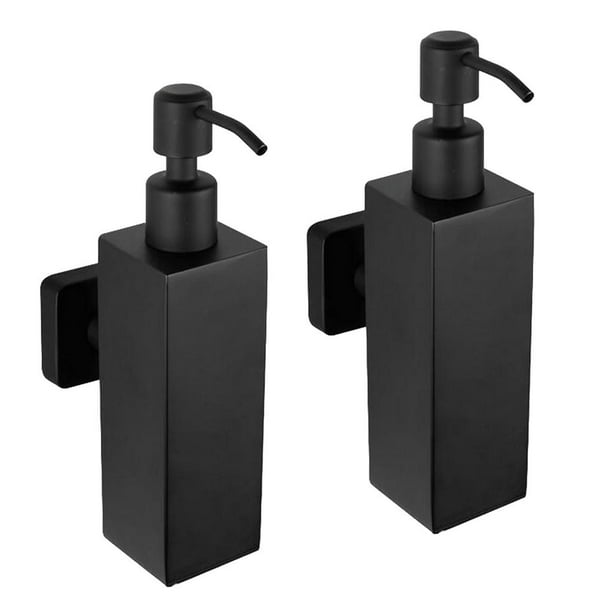 2 Pcs Dispensador De Locion Frascos Dosificadores Para Jabón Envase De Botella Acero Inoxidable 304