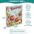 thumbnail image 3 of FORMRS 3 Ring Binder 1.5 inch with Pockets Set of 2 Clip Board 200 Sheets Capacity, Blue Tomatoes, 3 of 8