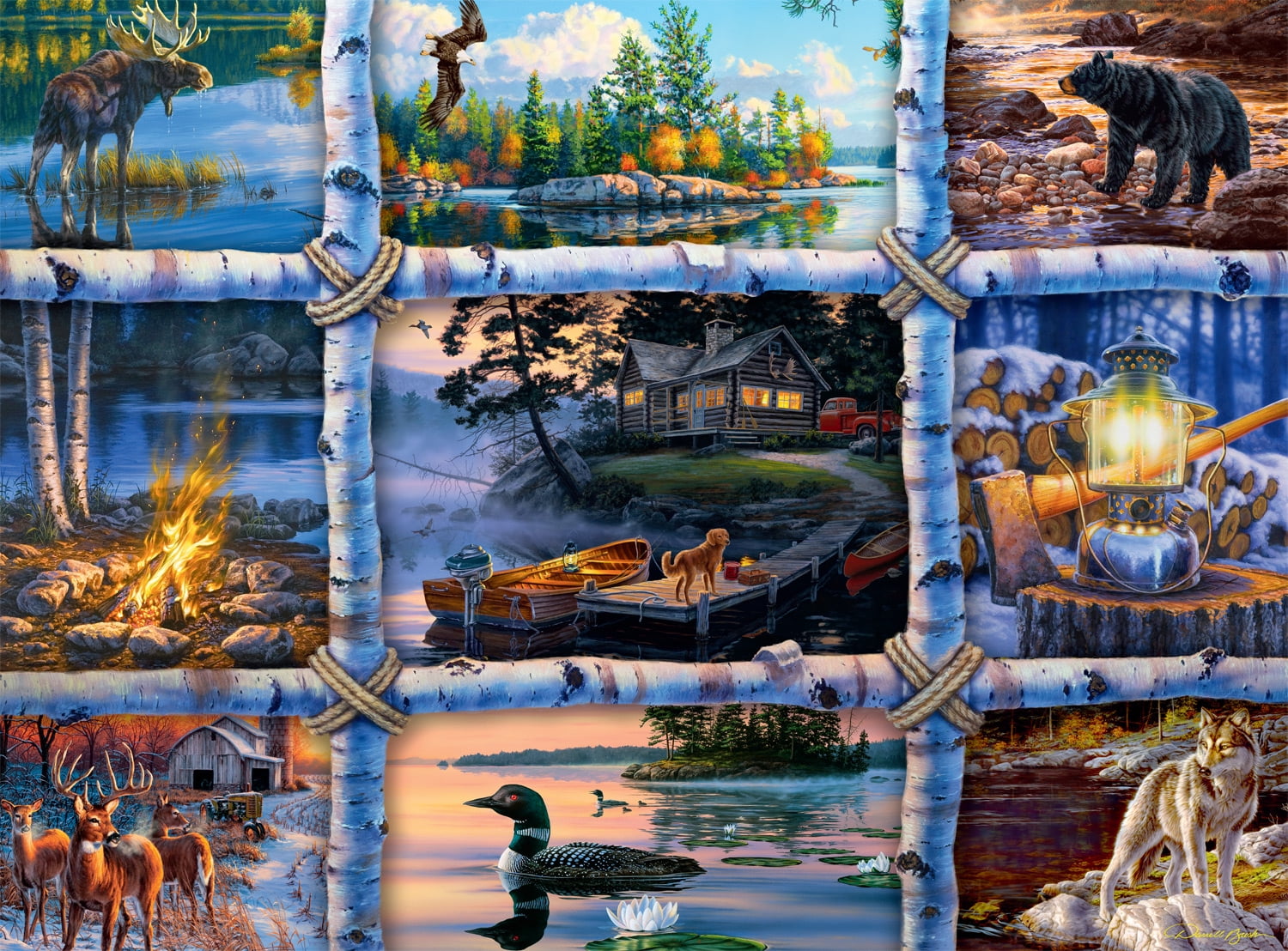1000 Piece Darrell Bush Puzzle