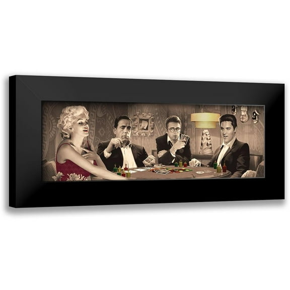 Consani, Chris 14x7 Black Modern Framed Museum Art Print Titled - Four of a Kind
