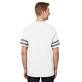 thumbnail image 3 of G500VT Gildan Heavy Cotton Adult Victory T-Shirt-White/Graphite Heather-XS, 3 of 3