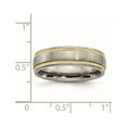 thumbnail image 6 of Stainless Steel Brushed and Polished Yellow IP-plated Band, 6 of 6