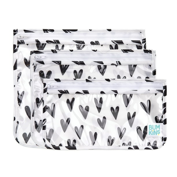 Bolsa de viaje Bumkins Toiletry aprobada por la TSA, juego de 3