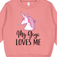 thumbnail image 3 of Inktastic My Gigi Loves Me Unicorn Girls Toddler Sweatshirt, 3 of 4
