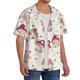 thumbnail image 2 of Balery Floral Mushroom Camisa Casual de Manga Corta con Botones para Hombre, Texturizada, Estilo Cubano, para Playa, Verano-XX-Large, 2 of 5