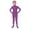 Purple, variant on XIMIN Kids Spandex Costume Full Body Open Face Solid Color Bodysuit Costume Boys Girls Stretchy Halloween Cosplay Body Suit Zentai Suit Outfits