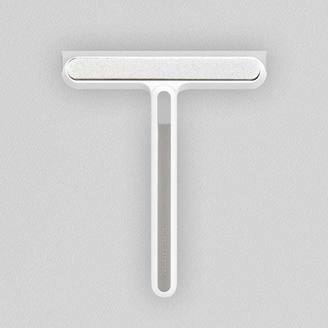 Kitchen Supplies Three In One Glass Cleaning Brush Double Wiper Screen Brush Glass Window Small Brush
