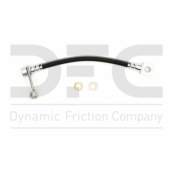 Rear Lower Right Dynamic Friction Company Brake Line Hose 350-40294 For 2007-2010 Dodge Ram 3500