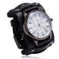 thumbnail image 3 of Accesorios Reloj de Cuero Retro Pulsera de Cuero Ajustable Personalizada para Hombre, 3 of 6