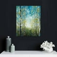 thumbnail image 4 of COMIO Wall Art Decor Green View White Birch Forest Canvas Painting Nature Plant Picture Wildlife Trees Landscape Artwork Home Living Room Bedroom Office Wall Decoration, 4 of 4