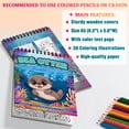 thumbnail image 3 of NETHOUSE Sea Otter Coloring Book for Adults and Kids, A5 Wooden Cover, 30 Funny and Cute Otters Coloring Pages for Stress Relief and Relaxation, Spiral Bound Edition, 3 of 6