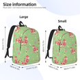 thumbnail image 4 of Balery Cute Poodle Dog Vintage Canvas Backpack for Men and Women - Large Capacity, Durable Travel Laptop Bag for School, Work, Hiking, and Outdoor Activities, 4 of 7