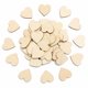 thumbnail image 3 of 100 piezas de madera del corazón del amor Macarena recorte láser 2 cm, 3 of 6