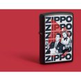 thumbnail image 3 of Zippo 46475 Vintage Zippo Design Matte Black Pocket Lighter, 3 of 7