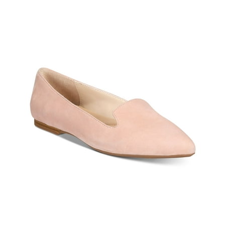 

ALFANI Womens Pink Cushioned Poee Pointed Toe Block Heel Slip On Leather Loafers 5.5 M
