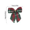 thumbnail image 5 of 20/10Pcs Mini Christmas Bows Xmas Tree Hanging Ornament DIY Wreath Crafts Noel Christmas Decorations for Home 2024 New Year Gift, 5 of 5