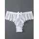 thumbnail image 3 of Tanga de encaje con lazo, bragas transparentes de cintura baja y elasticidad media, lencería y ropa interior femenina, 3 of 5
