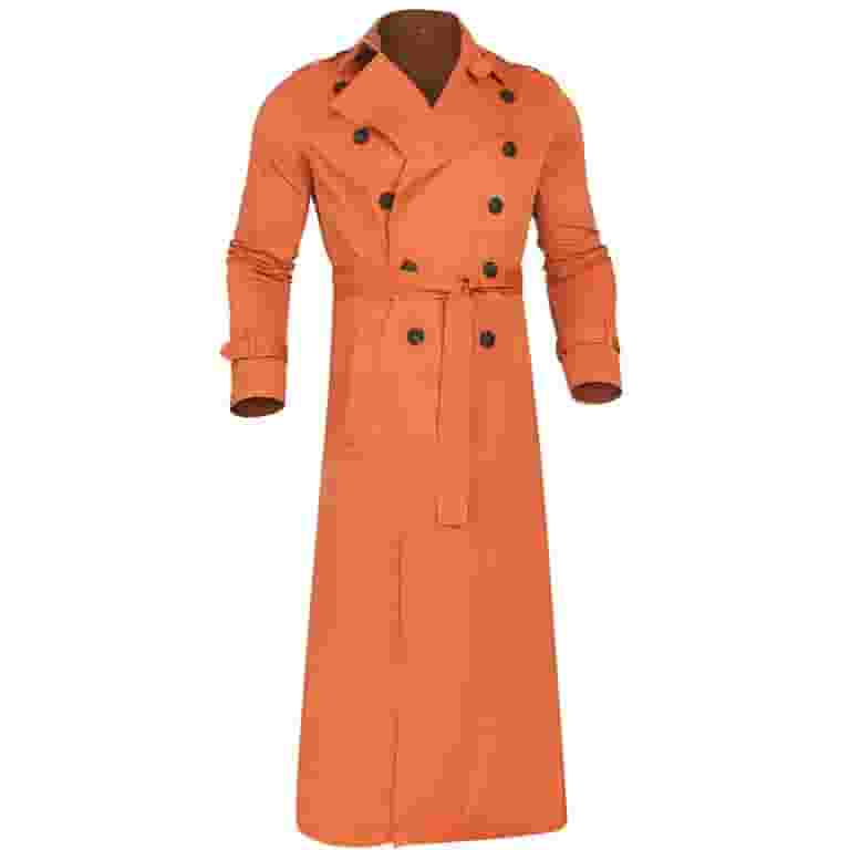 人気商品・限定商品ばかりの「超得 半額福袋」が販売開始 Breasted Single Long,Mens Men Coat Trench Trench 2024 Coat Clothing