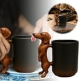 thumbnail image 1 of WMQPNNS Nouvelle Tasse en Résine Rétro Tendance et Design Tendance et Tasse à Café Poignée Mignonne en Forme de Chien et Tasse pour Boire à la Maison Pratique et à la Mode Offres du Jour Liquidation, 1 of 8