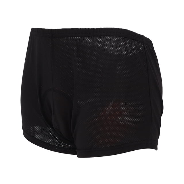 Padded Shorts, Sponge Pad Design Elastic Soft Moisture Absorbing Mens Padded Cycling Shorts Convenient Practical for Training for Indoor for Exercise M