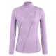 thumbnail image 5 of HongQid Women's Long Sleeve Mock Turtleneck Shirts 2025 Fleece Lined Base Layer Slim Fit Thermal Underwear Tops, 5 of 6