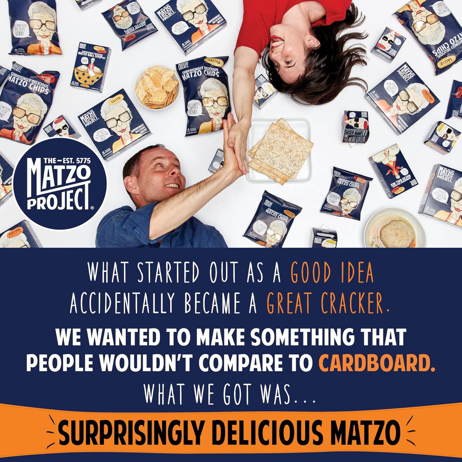 The Matzo Project Matzo Chips, Cinnamon Sugar, Kosher (But Not Kosher for Passover), Vegan, Nut-Free, No Trans Fat, Nothing Artificial, 6 oz