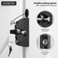 thumbnail image 3 of SANKINS Key Lockable Fence Gate Latch, 2 Sided Gate Lock Latch for Outdoor Fence, Keyed Fence Lock Latch with Spring Loaded Pull Cable, Fen, 3 of 6