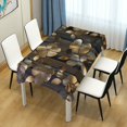 thumbnail image 4 of Yayeee Tablecloths 60" x 90" Rectangle Wrinkle Resistant Party Table Cover, Floral Lines, 4 of 8