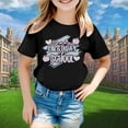 thumbnail image 2 of LEKDFST Boys Girls Back to School Graphic Tees Pre Kindergarten 1st 2nd 3rd Grade First Day of School T-Shirts Unisex Kids Short Sleeve Shirts Black 3-4 Years, 2 of 4