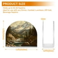 thumbnail image 4 of Yayeee Napkin Holder for Table Set of 2 Kitchen Paper Tissue Organization, Snow Mountains, 4 of 8