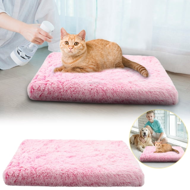 Fiudx Cama Ortopédica para Perros, Colchón de Espuma de Algodón Suave, Base Antideslizante, Funda Lavable y Extraíble, Ideal para Perros y Gatos Grandes, Medianos y Pequeños, Comodidad para Aliviar L