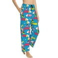 thumbnail image 2 of Qekee Color Dachshund Dog print Women Pajama Pants, 2 of 9