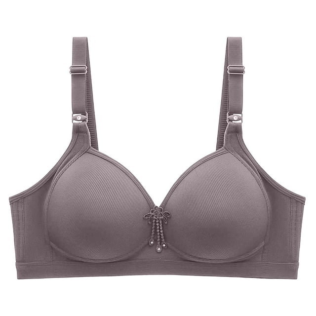 Clearance Sale 2025 Bra Women's Clearance And Comfortable New Smooth And Steel Rimless Style Comfortable Soft Bra For Middle And Old Age