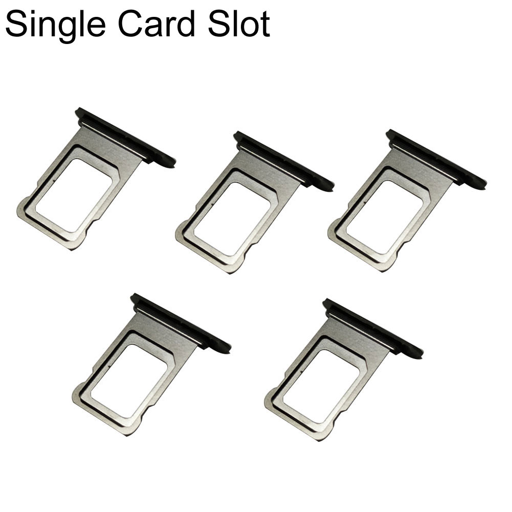 Grofry Replacement Metal Phone Single/Dual Slot SIM Card Holder Tray
