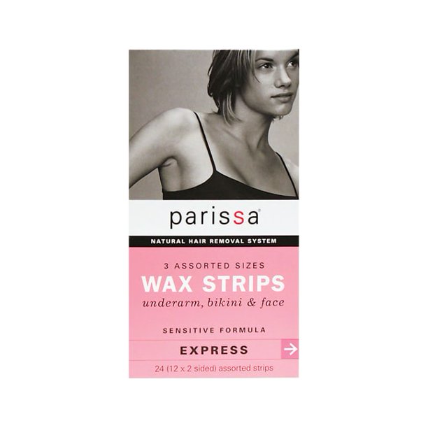 Parissa Wax Strips Sensitive Assorted Sizes 24 Ct