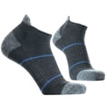 thumbnail image 4 of Solax Men's 72% Merino Wool Hiking Socks Outdoor Trail Trekking Cushioned Breathable Low Cut Ankle Socks 3 Pairs (LG Black154), 4 of 6