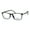 Matte Black, variant on Mens 53mm TR90 Thin Plastic Horn Rim Optical Eyeglasses Frame Matte Black