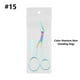 thumbnail image 1 of Fiudx Tijeras para Cejas, Recortador de Precisión de Acero Inoxidable, Mango Ergonómico Antideslizante, Diseño de Peine Protector, Perfectas para Dar Forma a Los Esfuerzos de Cuidado Personal, Regalo, 1 of 3
