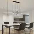 thumbnail image 3 of Modern LED Kitchen Island Light Pendant Chandelier Ceiling Fixture Remote Lamp, 3 of 12