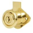 thumbnail image 1 of CERRADURA MUEBLE MOD. 21 LATON PRETUL 23505 Pretul CM-21L-P, 1 of 2