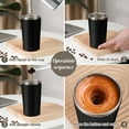 thumbnail image 3 of Livhil Self Stirring Coffee Mug, Electric High Speed Mixing Magnetic Self Stirring Mug(Black - 13.5 oz.), 3 of 7