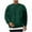 Army Green, variant on Men's Casual Sweatshirt Solid Color Long Sleeves Round Neck Sweatshirts Comfortable Outdoor Pullover Tops Gray XXL