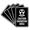 Black, variant on Signs ByLITA Portrait Round Caution Radiation Area Sign (Blue) - Small